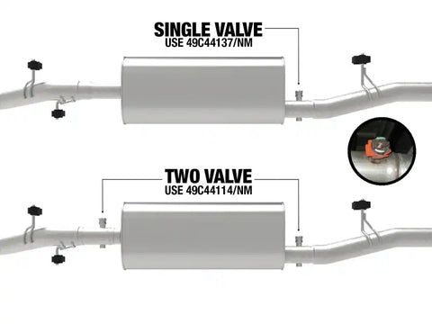 aFe 49C44137 20-21 GM Trucks (V8-6.2L) 409 Stainless Steel Muffler Upgrade Pipe