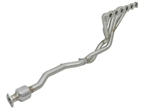 aFe 48-36109-YC Twisted Steel Long Tube Header/Connection Pipes Street Series 01-16 Nissan Patrol (Y61) V8 4.8L