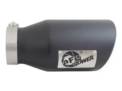 aFe 49T40601-B12 Diesel Exhaust Tip Bolt On Black 4in Inlex x 6in Outlet 12in
