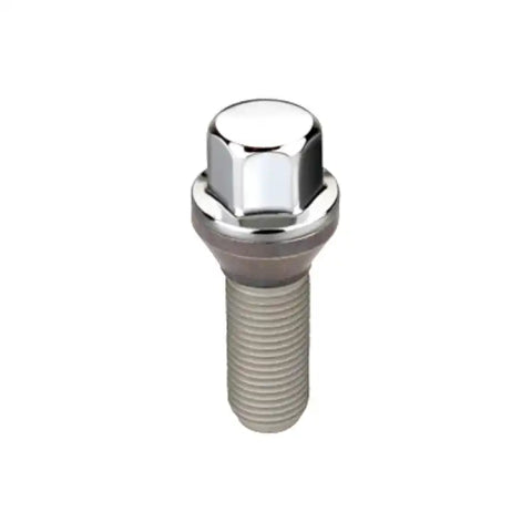 McGard Hex Lug Bolt (Cone Seat) M12X1.25 / 17mm 25.6mm Shank Length (Box of 50) - Chrome
