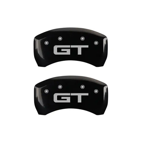 MGP Rear set 2 Caliper Covers Engraved Rear 2015/GT Black finish silver ch