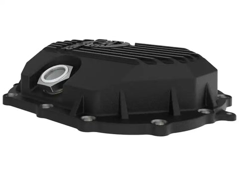 aFe 46-71051B Power 11-18 GM 2500-3500 AAM 9.25 Axle Front Diff Cover Black Machined w/ 2 Qts 75w90 Oil