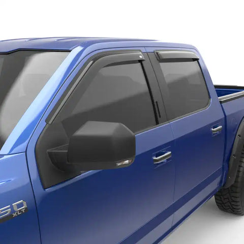 EGR 15+ Ford F150 Super Cab Tape-On Window Visors - Set of 4