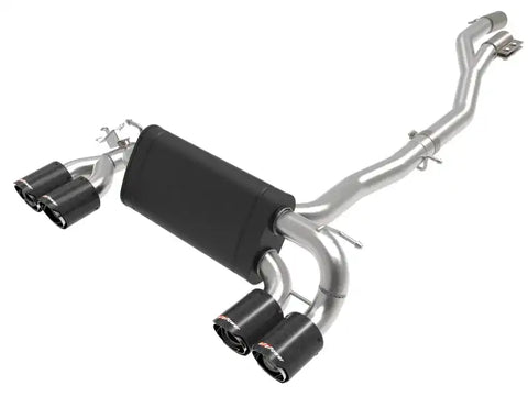 aFe 49-36350-C MACHForce XP Exhausts Cat-Back SS 19-21 BMW M2 Competition L6-3.0L w/Carbon Fiber Tips