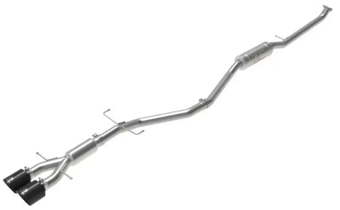 aFe 49-36619-B Takeda 2.5in 304SS Cat-Back Exhaust System w/ Black Tips 17-20 Honda Civic Si Sedan I4 1.5L