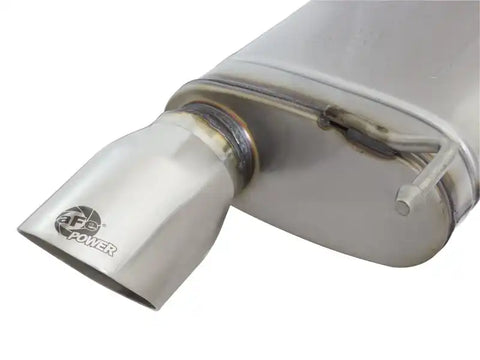 aFe 49-33084-P MACHForce XP Exhausts Cat-Back SS-304 EXH w/ Polished Tips 15-16 Ford Mustang EcoBoost 2.3L (t)