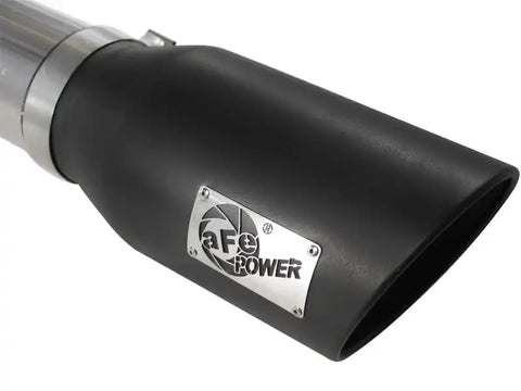 aFe 49-44041-B MACHForce XP Exhaust 5in DPF-Back SS 11-13 GM Diesel Trucks V8-6.6L (td) (LML) (Blk Tip)
