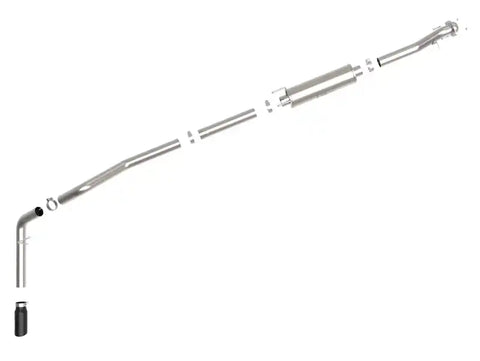 aFe 49-33112-B Vulcan Series 3.5in 409 SS Cat-Back Exhaust 13-19 Ford Transit V6 3.5L (TT) w/ Black Tips