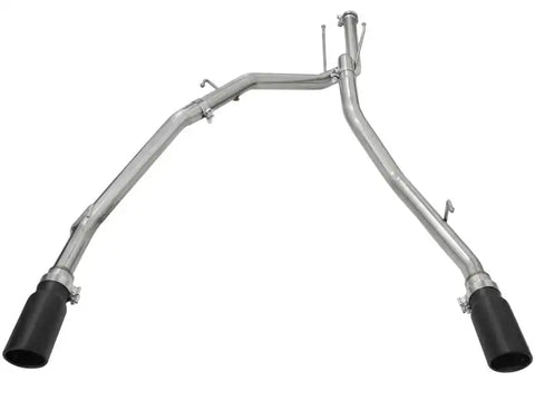 aFe 49-42041-B MACHForce XP DPF-Back Exhaust 2.5in SS with Black Tips 2014 Dodge Ram 1500 V6 3.0L EcoDiesel