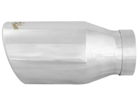 aFe 49T40604-P12 Diesel Exhaust Tip Bolt On Polished 4in Inlet x 6in Outlet 12in Length