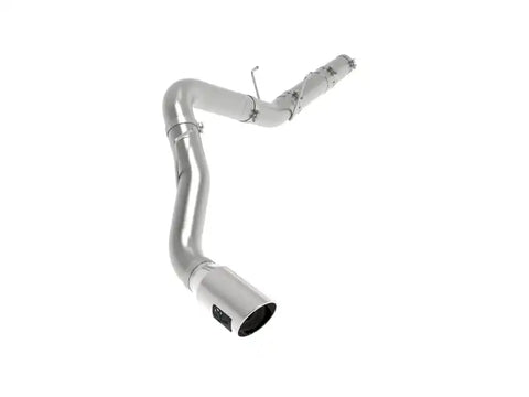 aFe 49-42078-P LARGE BORE HD 5in 409-SS DPF-Back Exhaust w/Pol Tip 19-20 Ram Diesel Trucks L6-6.7L (td)