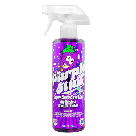 Chemical Guys Purple Stuff Grape Soda Air Freshener & Odor Eliminator - 16oz - Case of 6