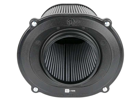 aFe 21-90098 Quantum Pro DRY S Air Filter Flat Top - 5in Flange x 9in Height