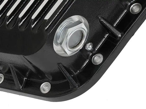 aFe 46-70022-WL Pro Series Rear Diff Cover Kit Black w/ Gear Oil 86-16 Ford F-250/F-350 V8 7.3L/6.0L/6.4L/6.7L