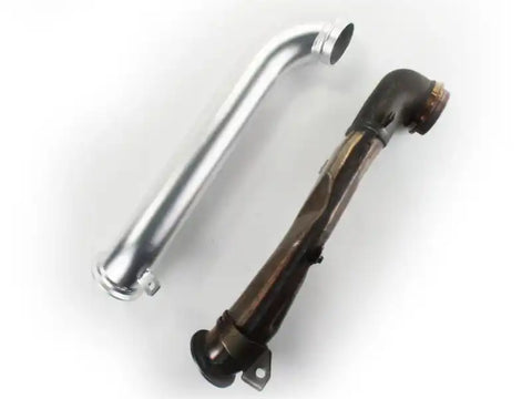 aFe 49-44034 MACHForce XP Exhaust SS409 Down-Pipe Back 06-10 GM Diesel Trucks V8-6.6L (td)