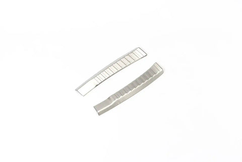 Putco 95128FD - Cargo Door Sill Protector Set Stainless Steel 4 pc. w/Super Duty Logo