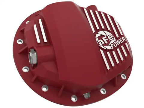 aFe 46-71140R Pro Series GMCH 9.5 Rear Diff Cover Red w/ Machined Fins 19-20 GM Silverado/Sierra 1500