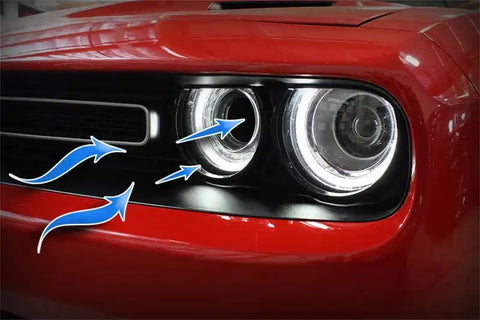 aFe 54-72203-S Dynamic Air Scoop 2015 Dodge Challenger V6-3.6 / V8-5.7/6.4L HEMI