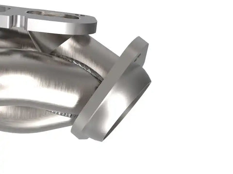 aFe 48-38031 Twisted Steel Header 1-7/8 IN to 2-3/4 304 w/ Raw Finish