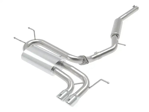 aFe 49-37005-P Takeda 2-1/2in SS-304 Cat-Back Exhausts w/ Polished Tip 16-19 Mazda MX-5 Miata ND 2.0T