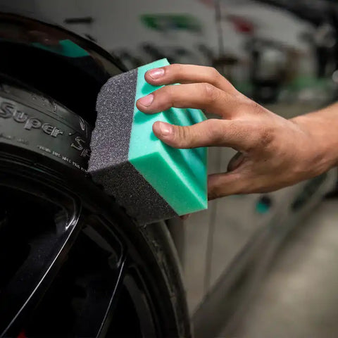 Chemical Guys Durafoam Contoured Large Tire Dressing Applicator Pad - Case of 24