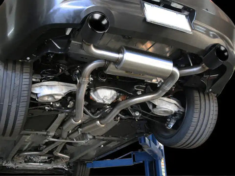aFe 49-36103-B Takeda 2-1/2 in 304 SS Cat-Back Exhaust System Infiniti G37 08-13/Q60 14-15 V6-3.7 w/ Black Tips
