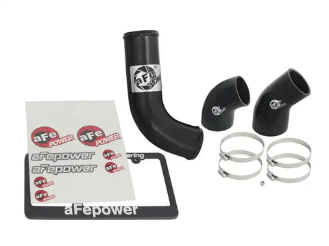 aFe 46-20259-B BladeRunner 3in Intercooler Tube - Black Cold Side 15-16 Ford Mustang EcoBoost L4-2.3L (t)