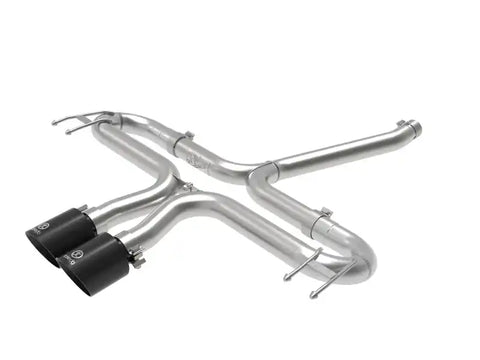 aFe 49-36625-B Takeda 2-1/2in 304 SS Axle-Back Exhaust w/Black Tips 17-20 Honda Civic Sport L4-1.5L (t)