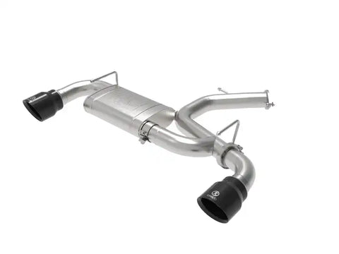 aFe 49-37009-B Takeda Exhaust Axle-Back 19-20 Hyundai Veloster N 304SS Black Dual Tips