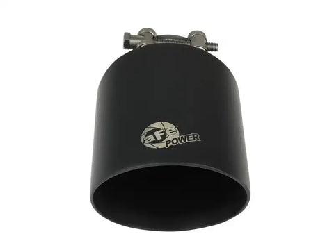 aFe 49T25454-B072 Takeda 304 SS Clamp-On Exhaust Tip 2.5in. Inlet / 4.5in. Outlet 7in. L - Black