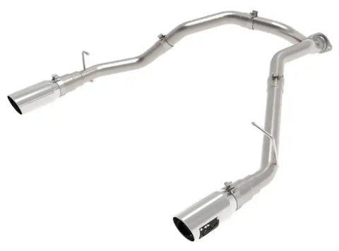 aFe 49-42080-P Large Bore-HD 3in 409SS DPF-Back Exhaust System w/ Polished Tip RAM 1500 20-21 V6-3.0