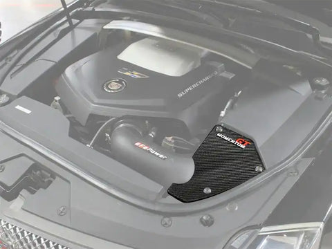 aFe 54-74207-CV Momentum GT Carbon Fiber Intake System Housing Cover 09-15 Cadillac CTS-V V8-6.2L (sc)