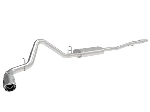 aFe 49-44107-P Apollo GT Series 2019 GM Silverado/Sierra 1500 4.3L/5.3L 409 SS CB Exhaust System w/Polished Tip