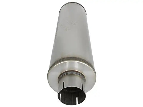 aFe 49M00024 MACH Force-Xp 409 SS Muffler 3-1/2in ID Center/Center x 7in Dia 24in L - Round Body