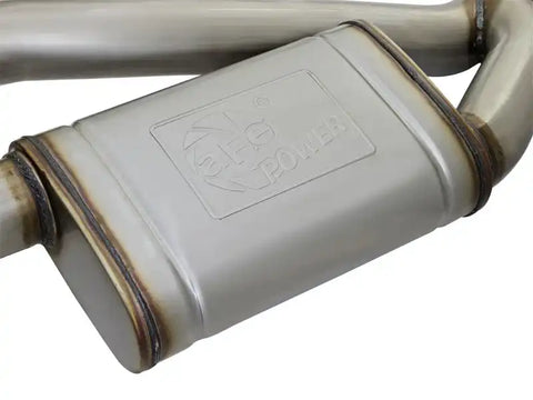 aFe 49-34068-B MACHForce XP 3in 304 SS Axle-Back Exhaust Dual (NPP) w/ Black Tips 16-17 Camaro V8