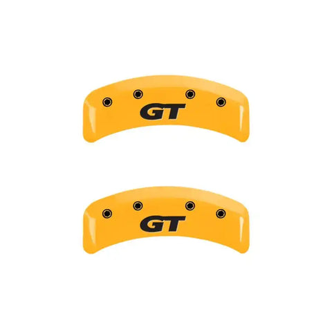MGP 4 Caliper Covers Engraved Front & Rear MGP Black finish silver ch
