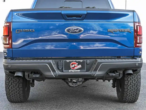 aFe 49-33095-B MACH Force-Xp Cat-Back Exhaust w/Dual Hi-Tuck Tips Black 17-18 Ford F-150 Raptor V6-3.5L (tt)