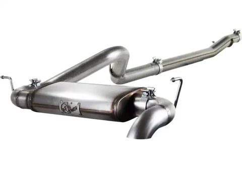 aFe 49-46220 MACHForce XP Exhausts Cat-Back/Hi Tuck SS-409 EXH CB/HT Jeep Wrangler 4Dr 2012 V6-3.6L