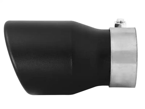 aFe 49T25354-B06 MACH Force-XP 409 SS Single Wall Universal Clamp On Exhaust Tip - Black