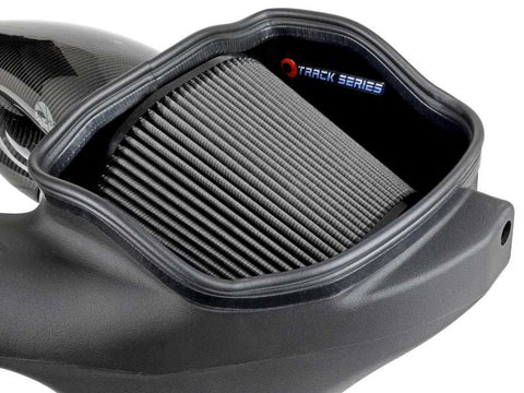 aFe 57-10010D 17-20 Ford F-150/Raptor Track Series Carbon Fiber Cold Air Intake System With Pro DRY S Filters