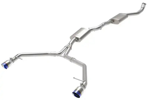 aFe 49-36438-L MACH Force-Xp 13-16 Audi Allroad L4 SS Cat-Back Exhaust w/ Blue Flame Tips
