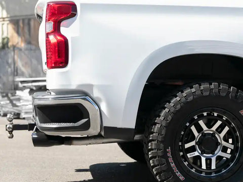 aFe 49-34104-B Vulcan Series 3in-2-1/2in 304 SS Cat-Back 2019 GM Silverado / Sierra 1500 V8-5.3L w/ Black Tips