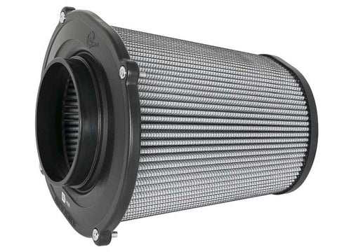 aFe 21-90098 Quantum Pro DRY S Air Filter Flat Top - 5in Flange x 9in Height