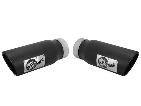 aFe 49T35456-B12 MACHForce-XP 3.5in 409 Stainless Steel Exhaust Tip x 4.5in Out 12in L Clamp-On
