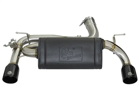 aFe 49-36336-B MACHForce XP Exhausts Axle-Back 12-15 BMW 335i 3.0T (SS w/Black Tips)