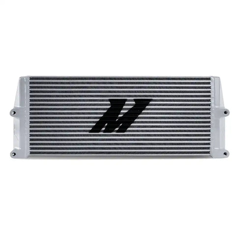 Mishimoto Heavy-Duty Oil Cooler - 17" Same-Side Outlets - Silver