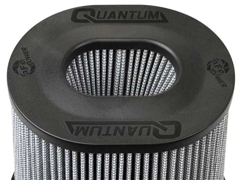 aFe 21-91132 Quantum Pro DRY S Air Filter Inverted Top - 5in Flange x 8in Height PDS