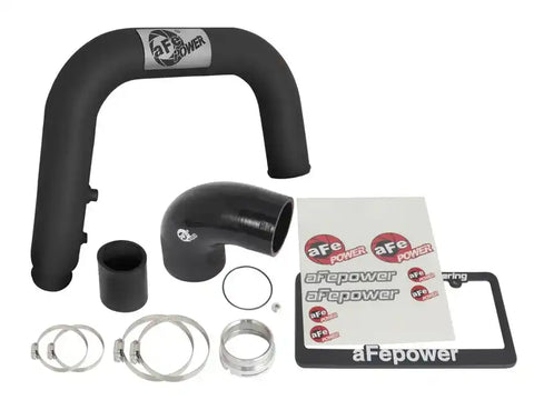 aFe 46-20268-B BladeRunner 2.5in Black IC Tube Hot Side w/ Coupling & Clamp Kit 2016 GM Colorado/Canyon 2.8L