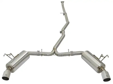 aFe 49-36615-P POWER Takeda 16-17 Honda Civic I4-1.5L (t) 2.25-2.5in 304 SS CB Dual-Exit Exhaust Polish Tip