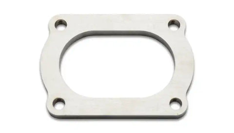 Vibrant T304 SS 4 Bolt Flange for 3in O.D. Oval tubing